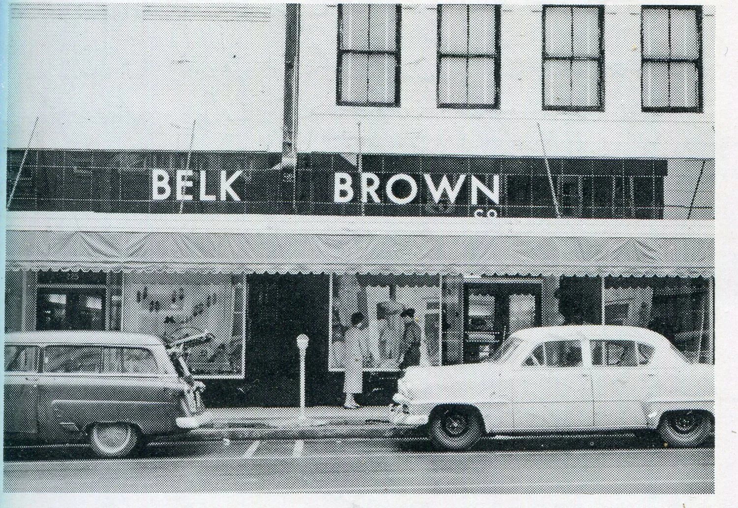 Belk Brown occupied both 225 and 227 Main Street at one time