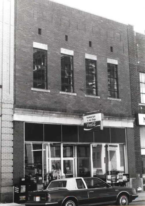 Popular restaurant, Watkin's Grill was housed here for decades.