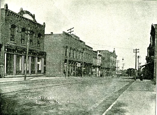 The H.H. White Building shortly after construction.