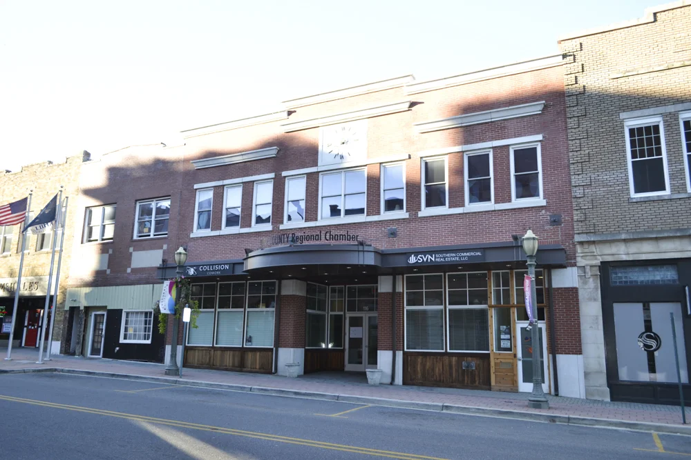 Current location of the York County Chamber of Commerce. The Herald reported on Aug 27, 1914 - "that Mr. J.W. Efird is manager of the Rock Hill store of the Efird Dept. Store c hain. His brothers manage the other stores."