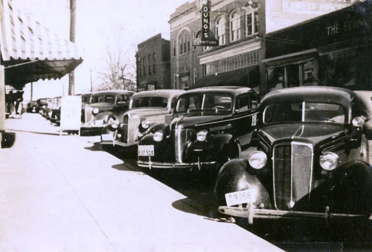 Main Street in the 1940s