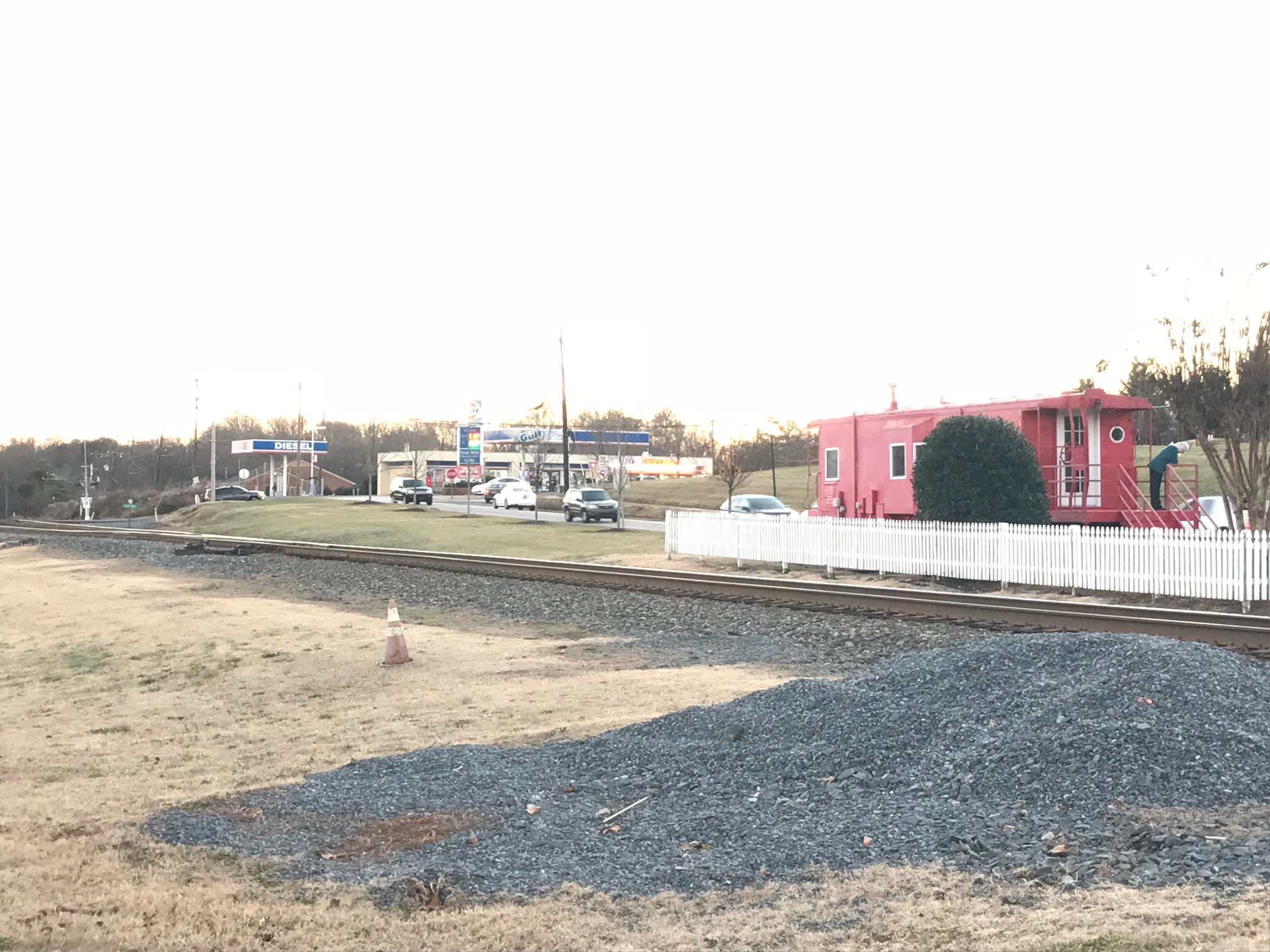 Site of the Old Train Depot today