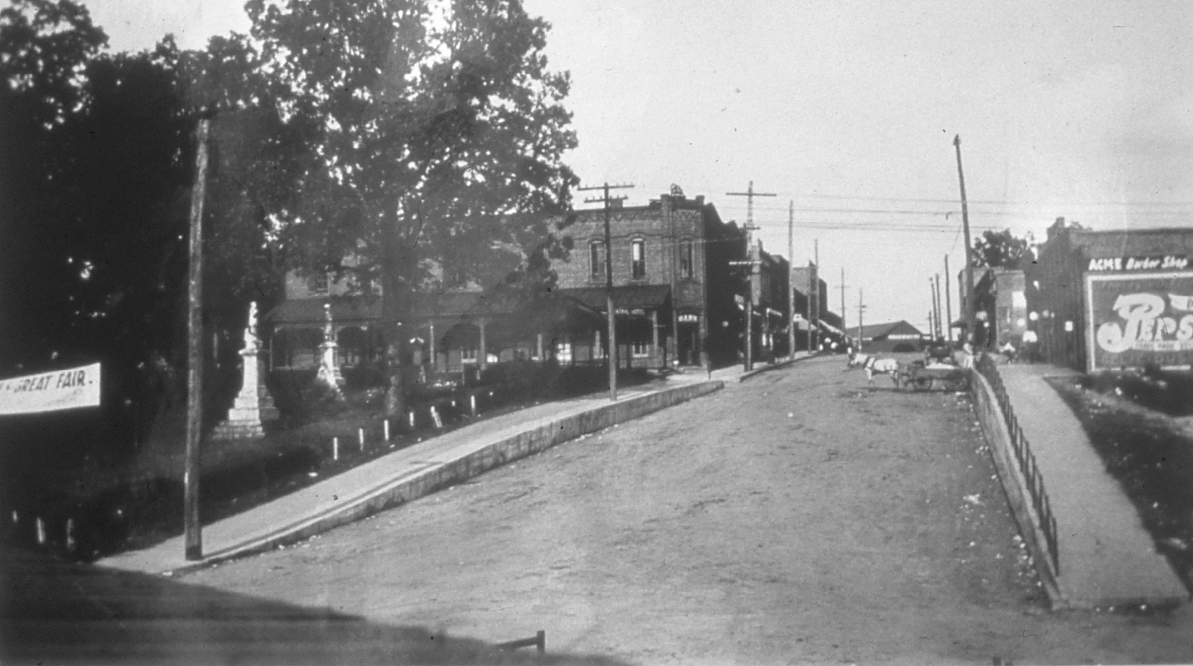 A.O. Jones Delivery Wagon on Main Street near Fort Mill Savings Bank