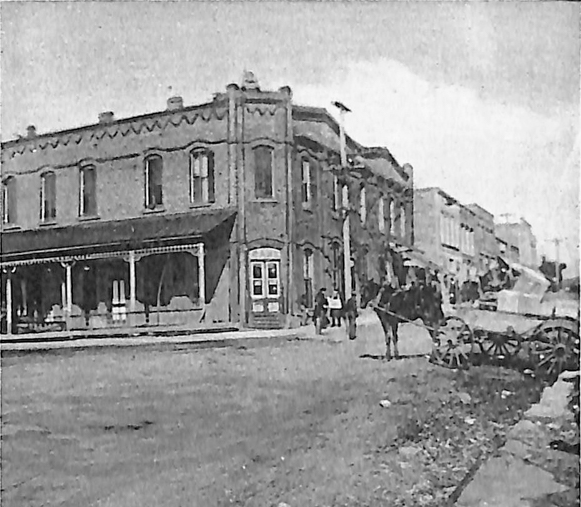 Postcard image, ca. 1900, showing this location. Originally sold by the Park Drug Co., courtesy of the AFLLC Collection - 2017