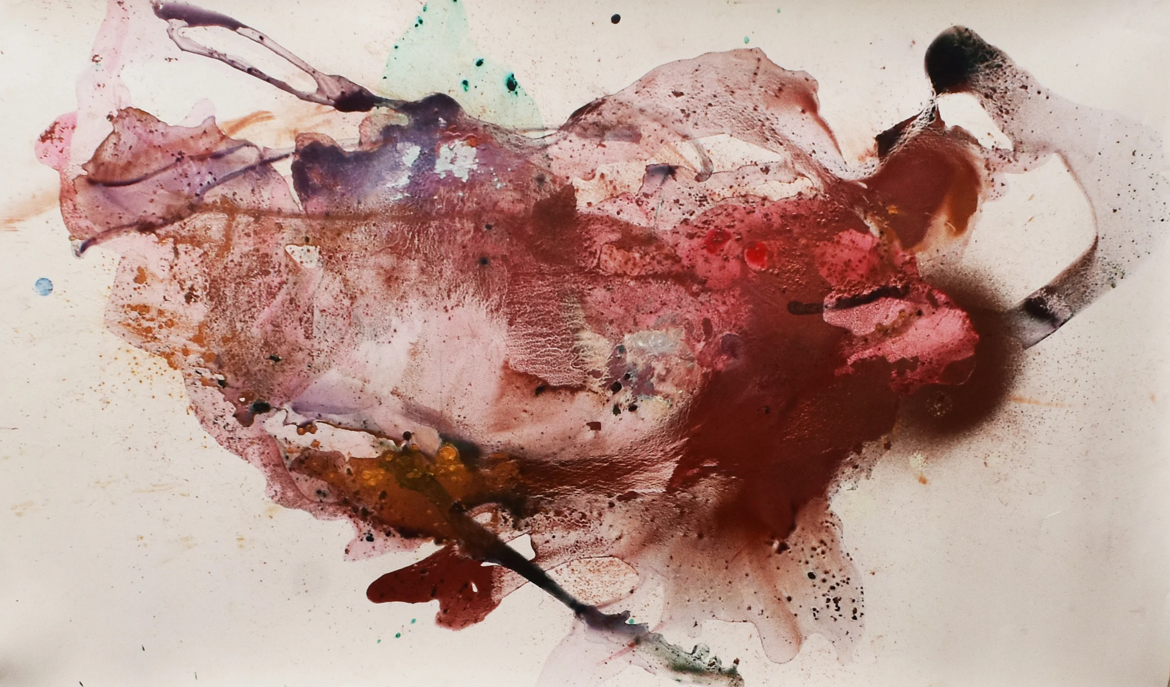  6.  1.10 m X 60 cm  $16,000 MXN  Acrylic ink and metallic pigments on polypropylene 