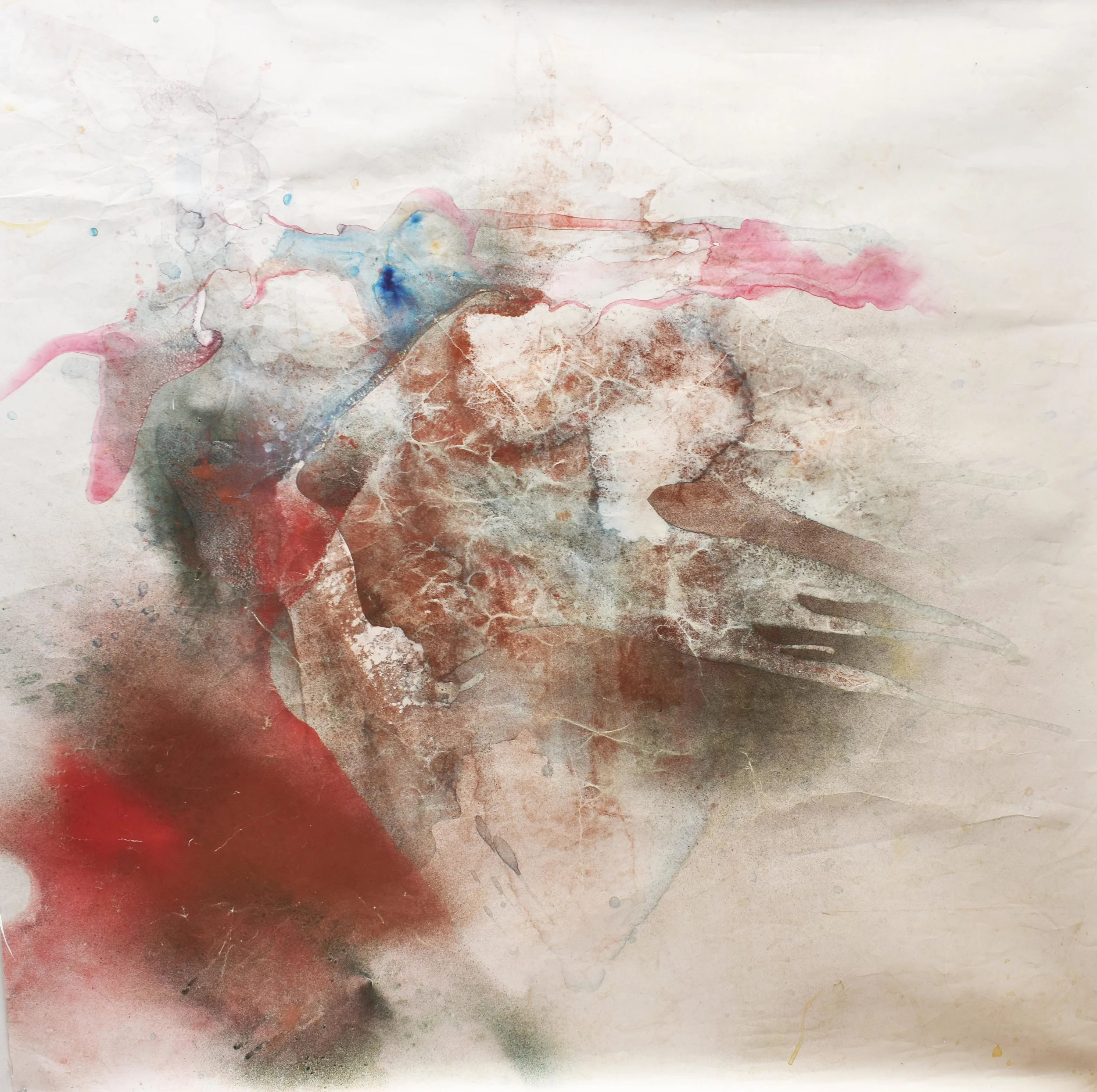  8.  1.47 m x 1.47 m  $22,000 MXN  Acrylic ink and metallic pigments on polypropylene 