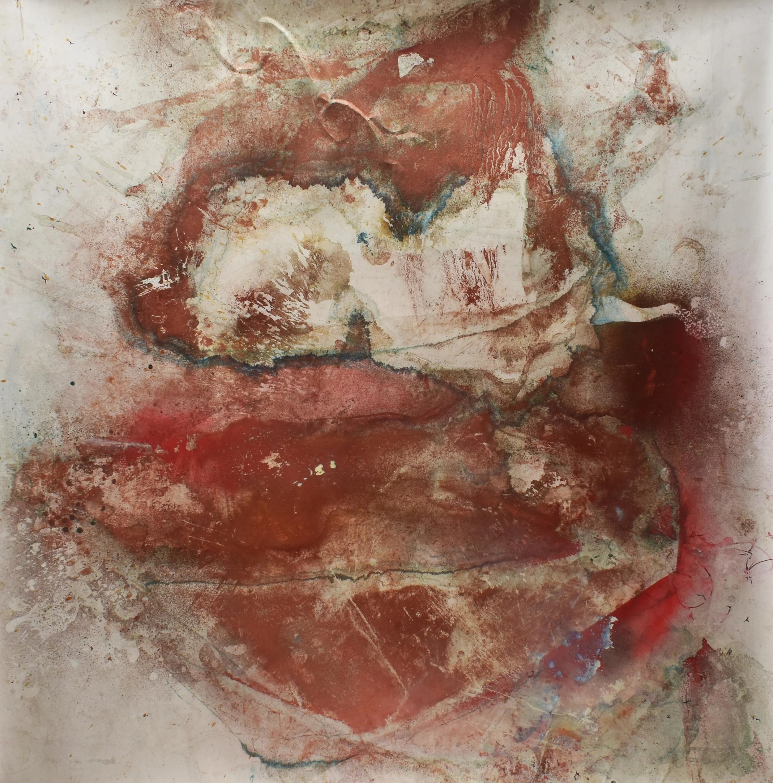  11.  1.43 m x 1.46 m  $28,000 MXN  Acrylic ink and metallic pigments on polypropylene 