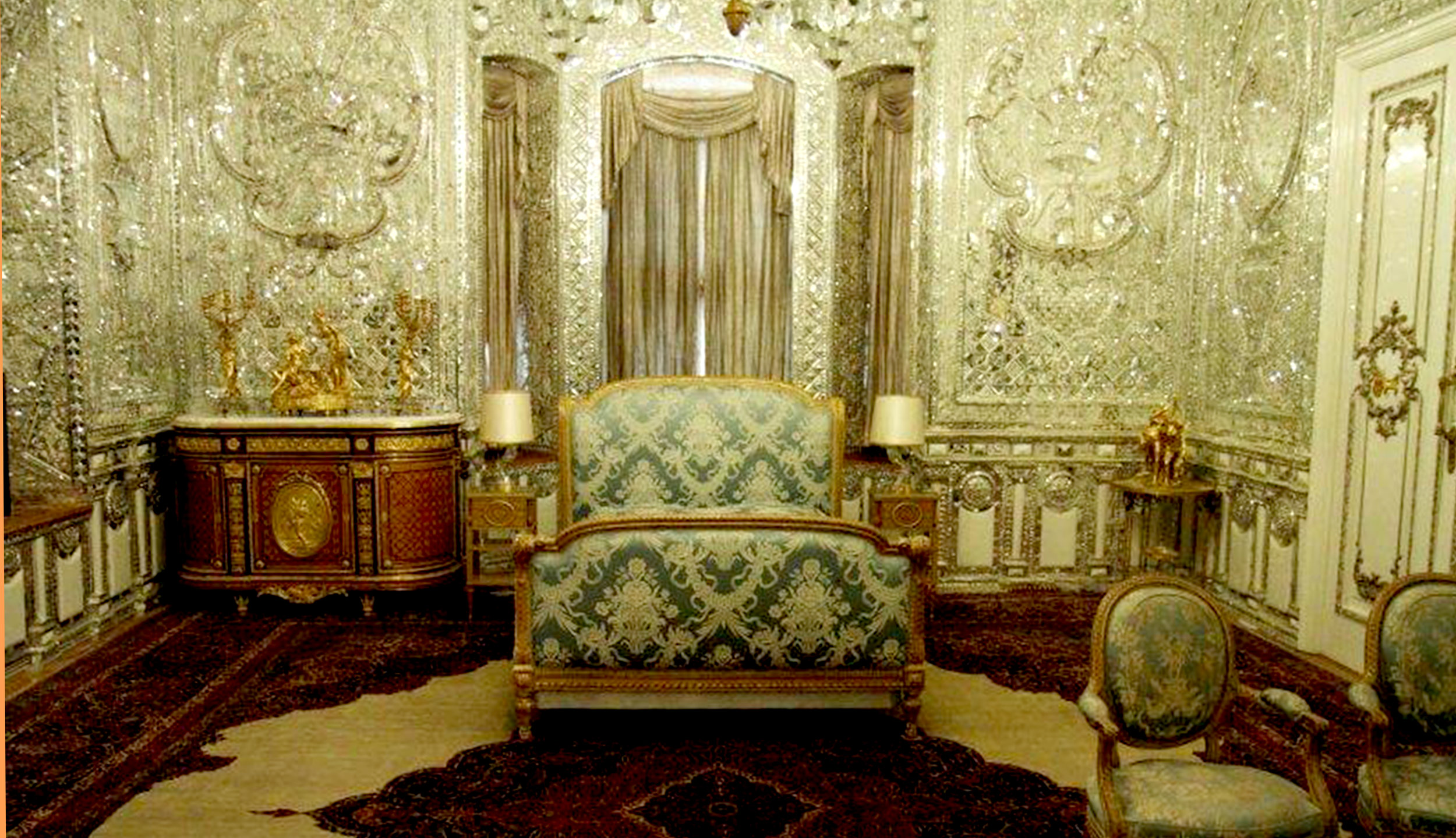   Figure 2 : Shah's Bedroom (Iran News Agency) 