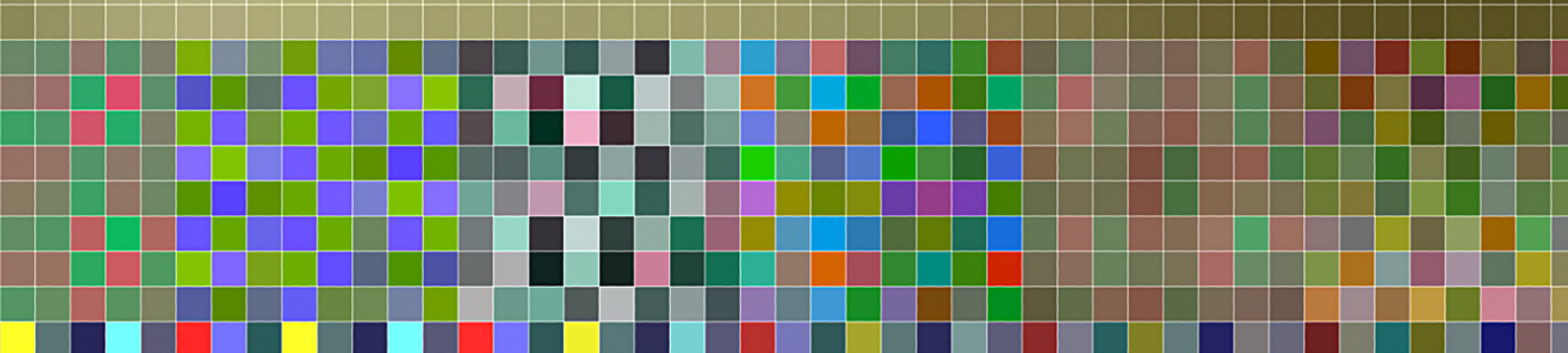   Figure 3B : Glitch strip resulting from poetic hacking process. 