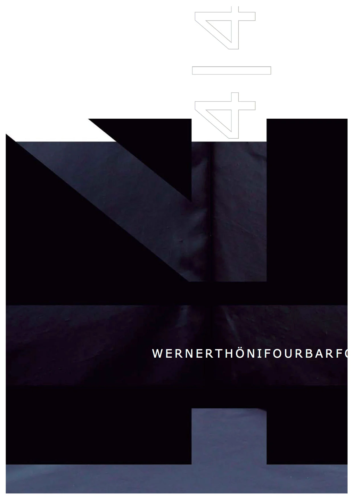 Cover of 4|4 booklet