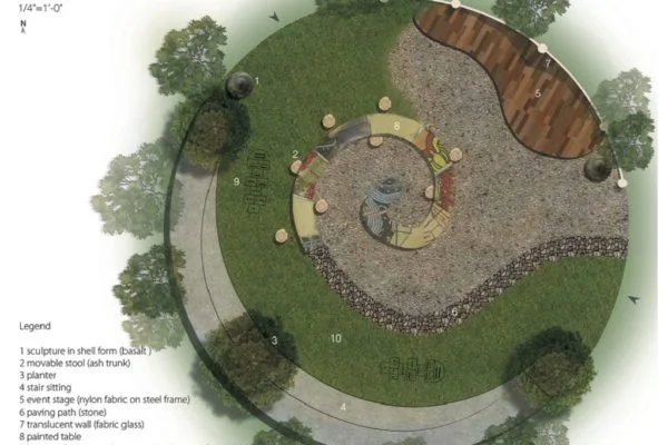 Rendering of Caracol Gathering Space