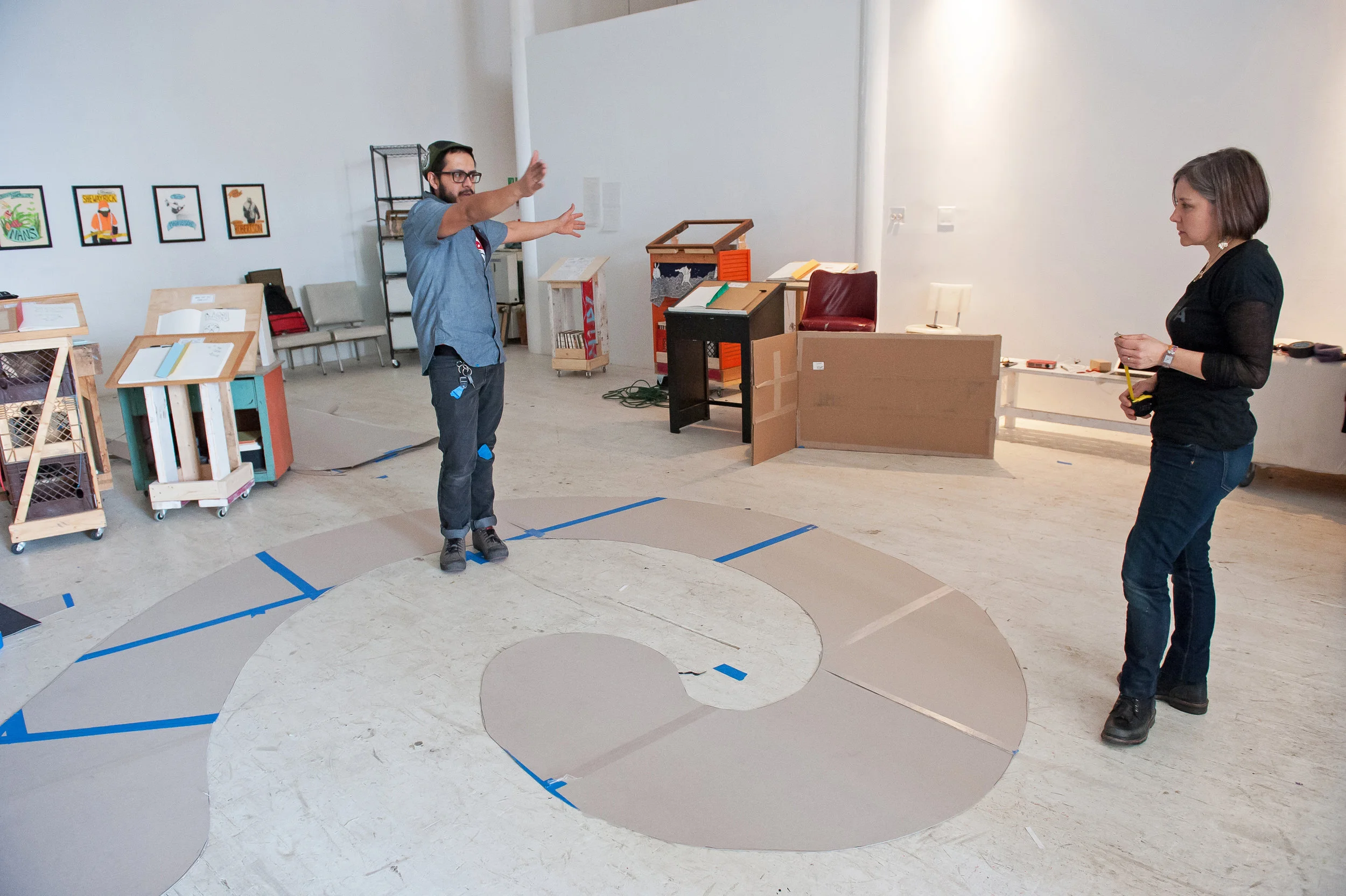 Caracol Gathering Space in Progress (Steinbrecher, 2016)