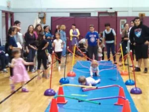 Obstacle course at the Fall Open House