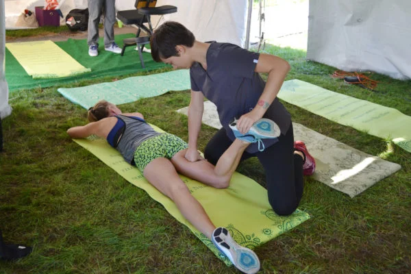 Massage at the 2016 CPF post race party courtesy of Universal Wellness