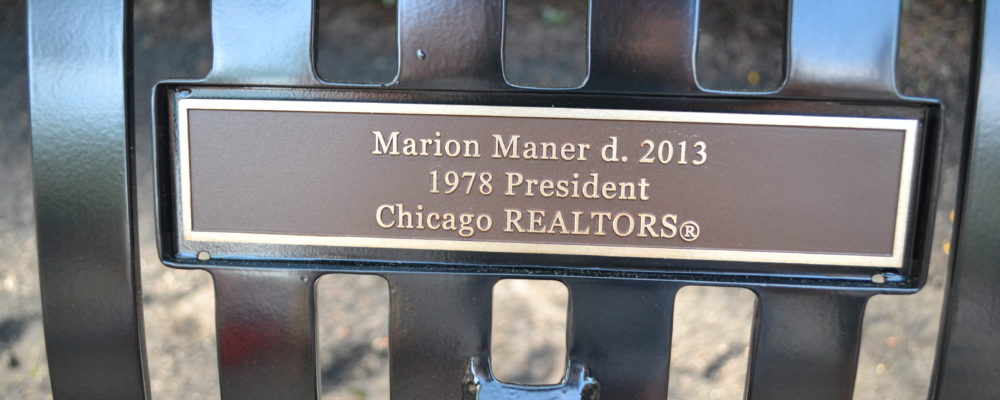 Bench Dedication: Honoring Marion Maner