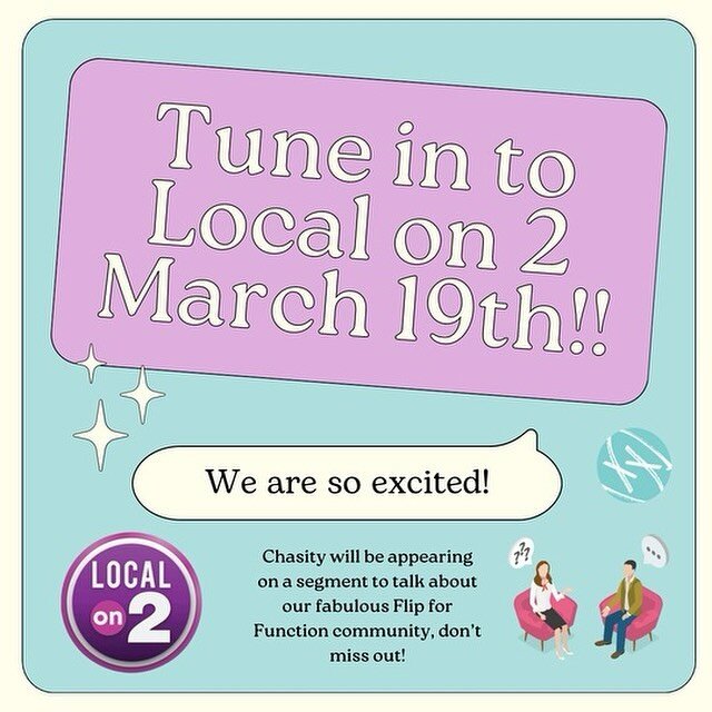 Let&rsquo;s try this again! 😅 If you saw our last post, let&rsquo;s pretend you didn&rsquo;t. Too much excitement over here and we had the date wrong!

We are so excited to share that our owner, Chasity, will be on @localon2live on Tuesday, March 20