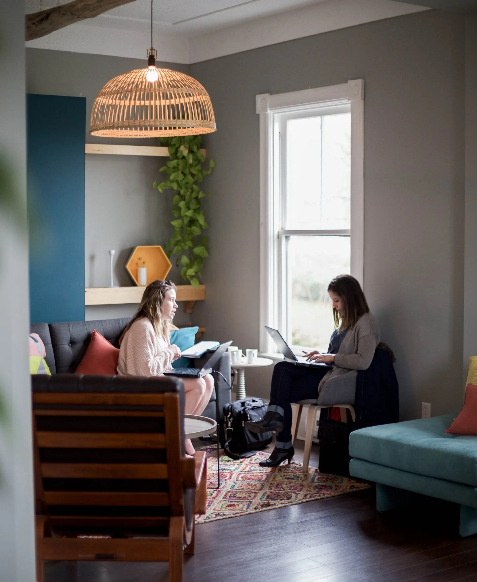 Parlour for casual meetings.