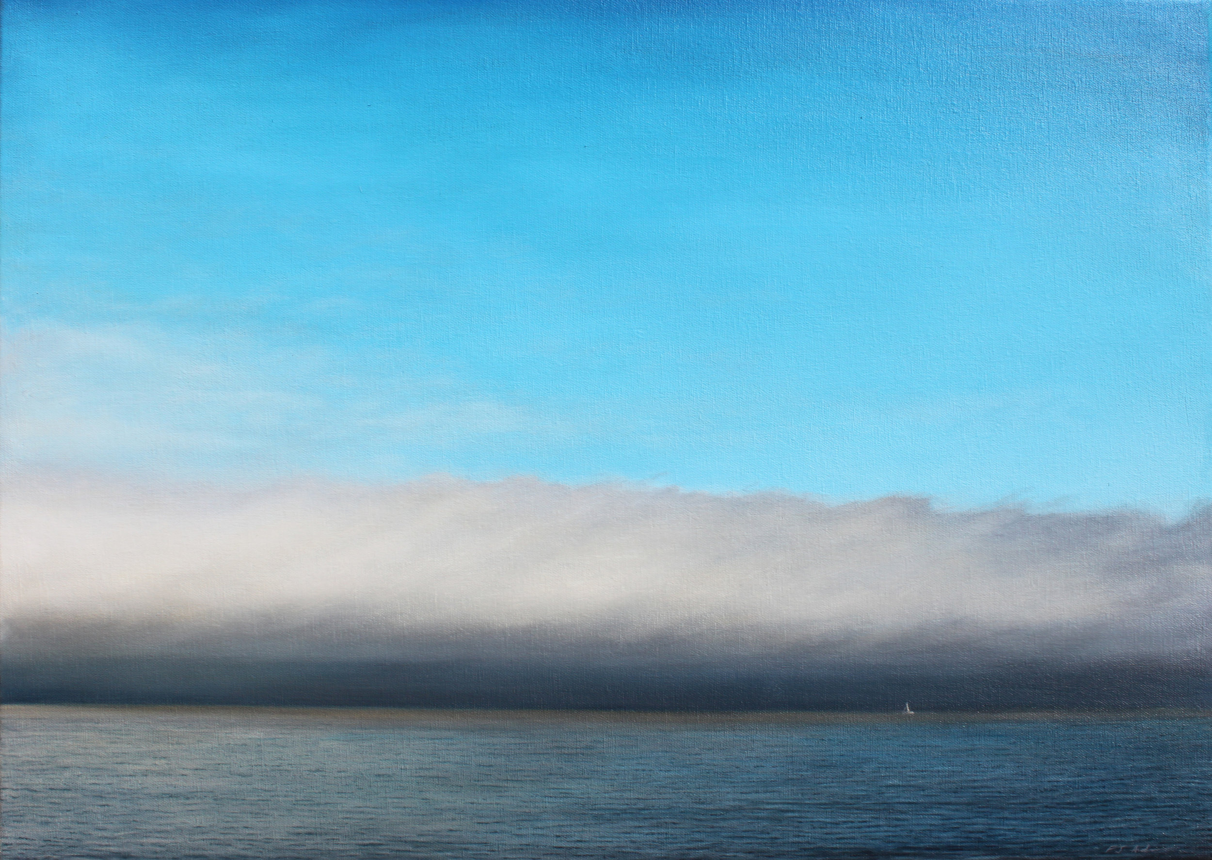  “Fog Bank”   Oil on Canvas    20"x28"    Original-Sold    Prints Available    