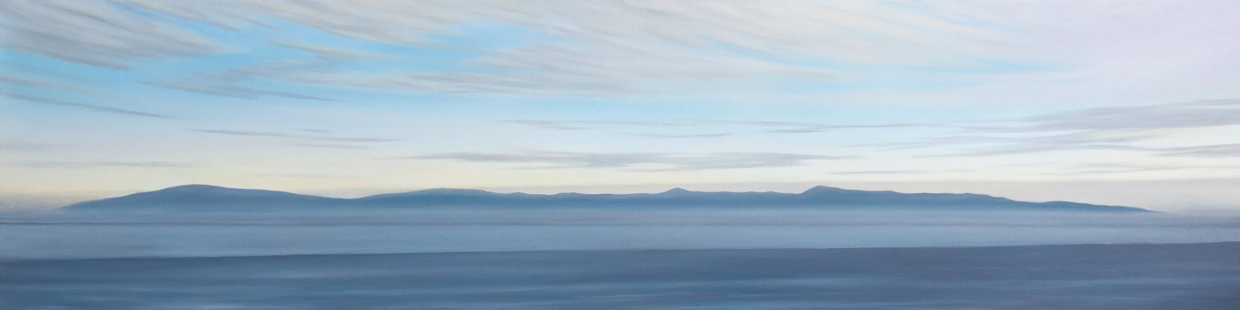 Oil on Canvas 16"x64" Original-Sold Prints Available