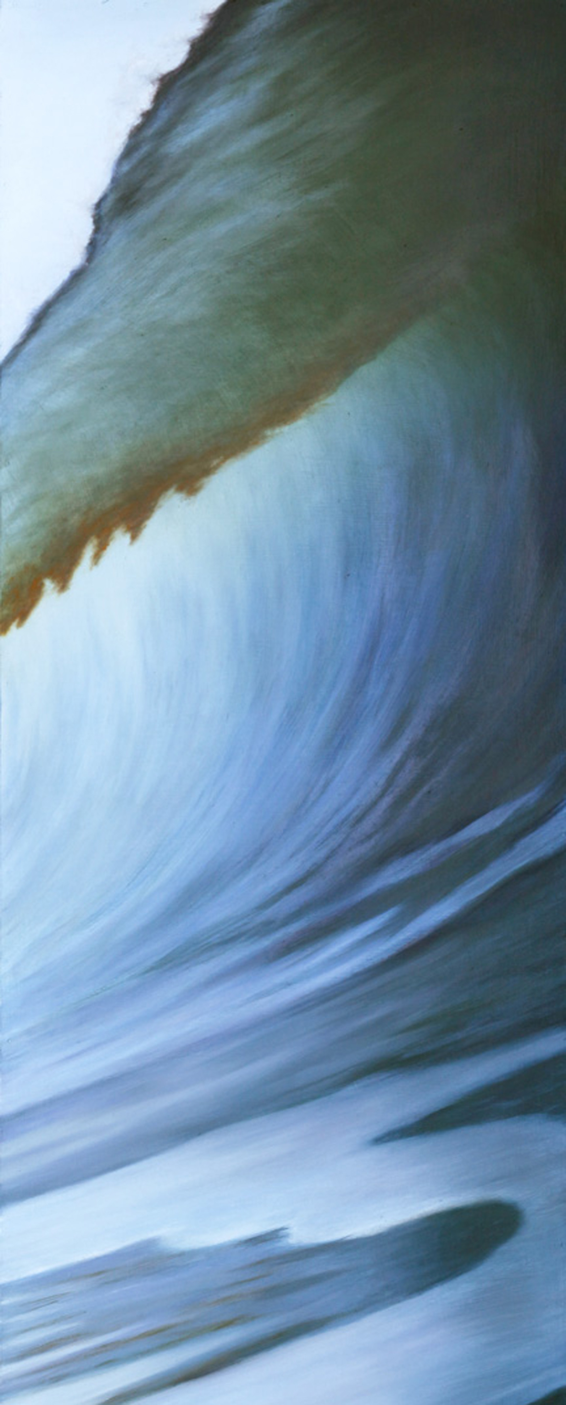  “Vert Wave”   Oil on Wood    52"x19"    Original-Sold    Prints Available    