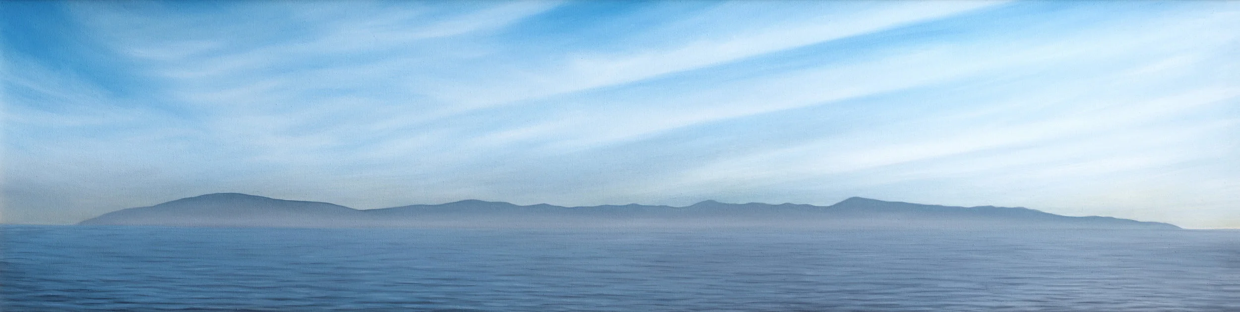 Oil on Canvas 16"x64" Original-Sold Prints Available