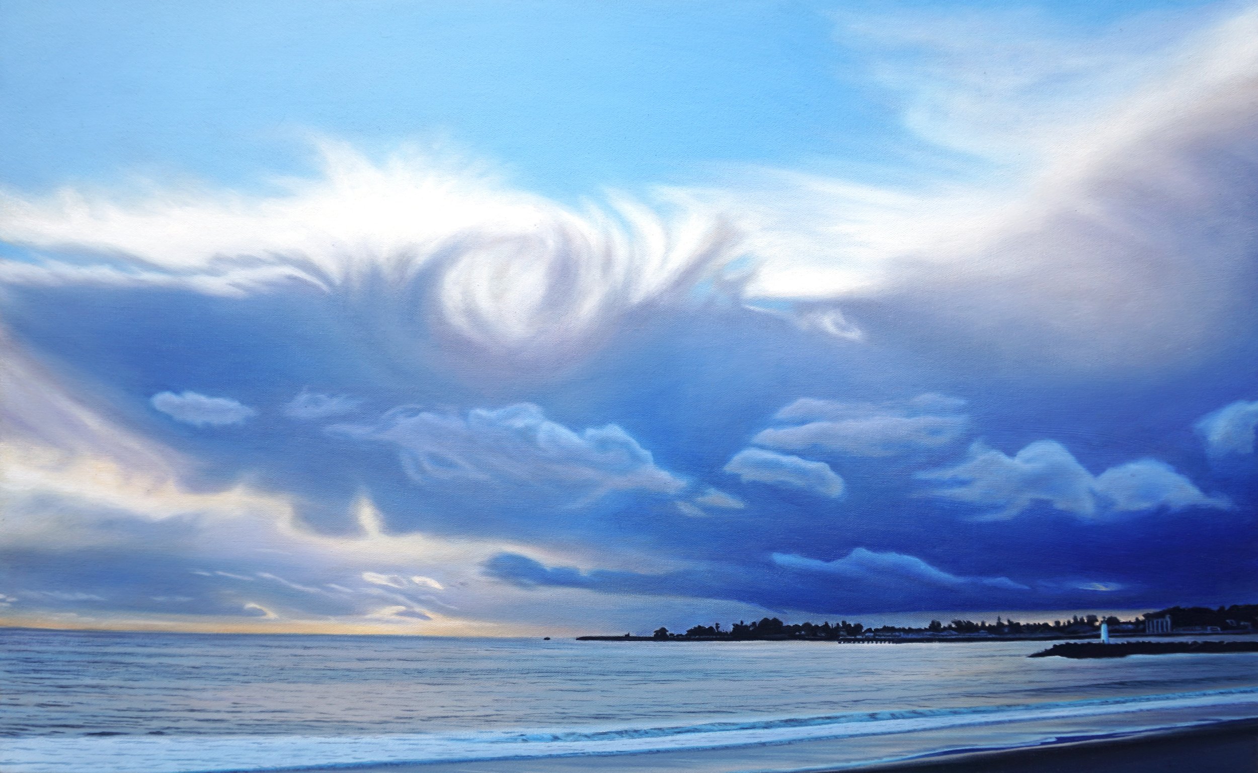  “Supercell”   Oil on Canvas   18”x28”   Original-Available    Prints Available        