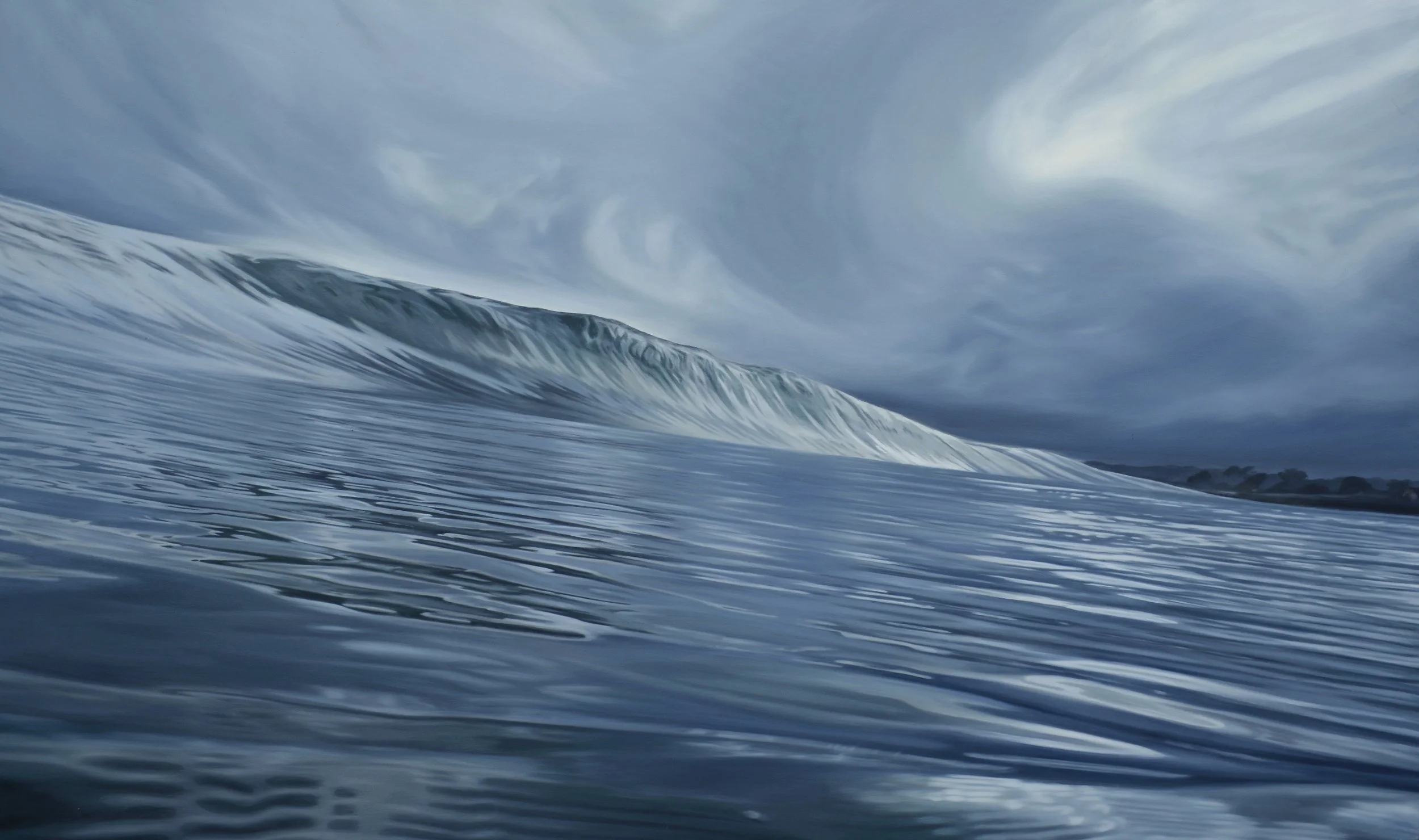 “Silver lining” Oil on Canvas 36”x60” Original-Available Prints Available