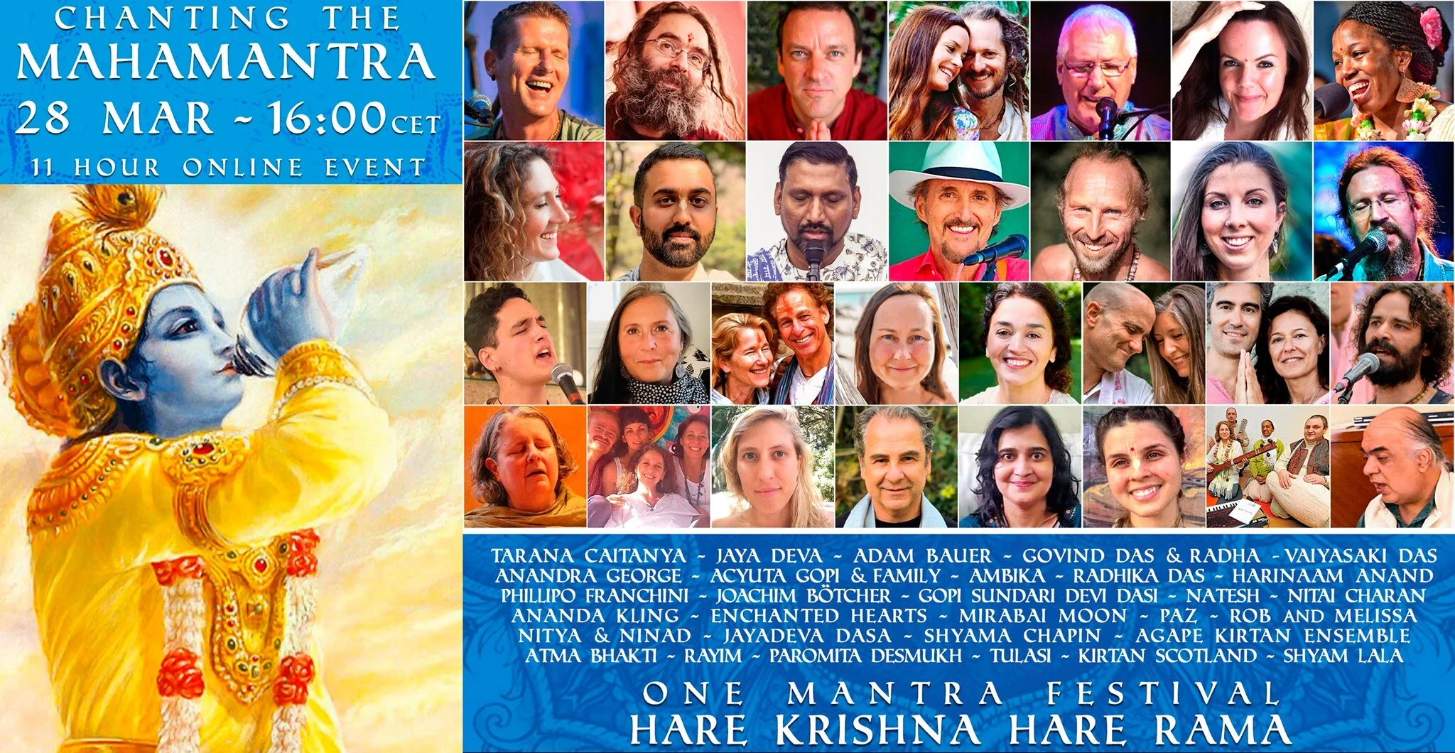 Chanting The Mahamantra - Gaura Poornima - Holi