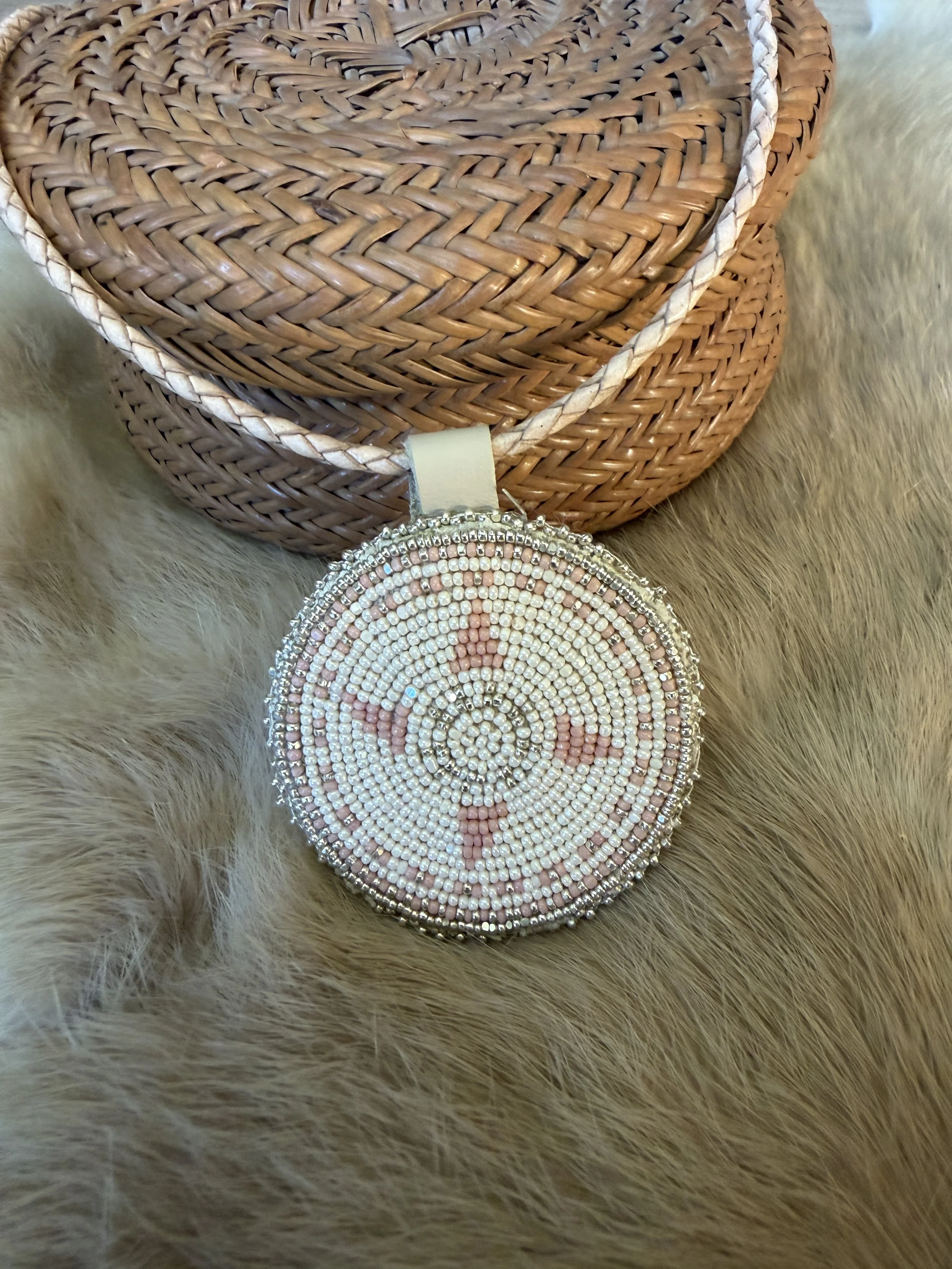 Rosette Medallion Necklace