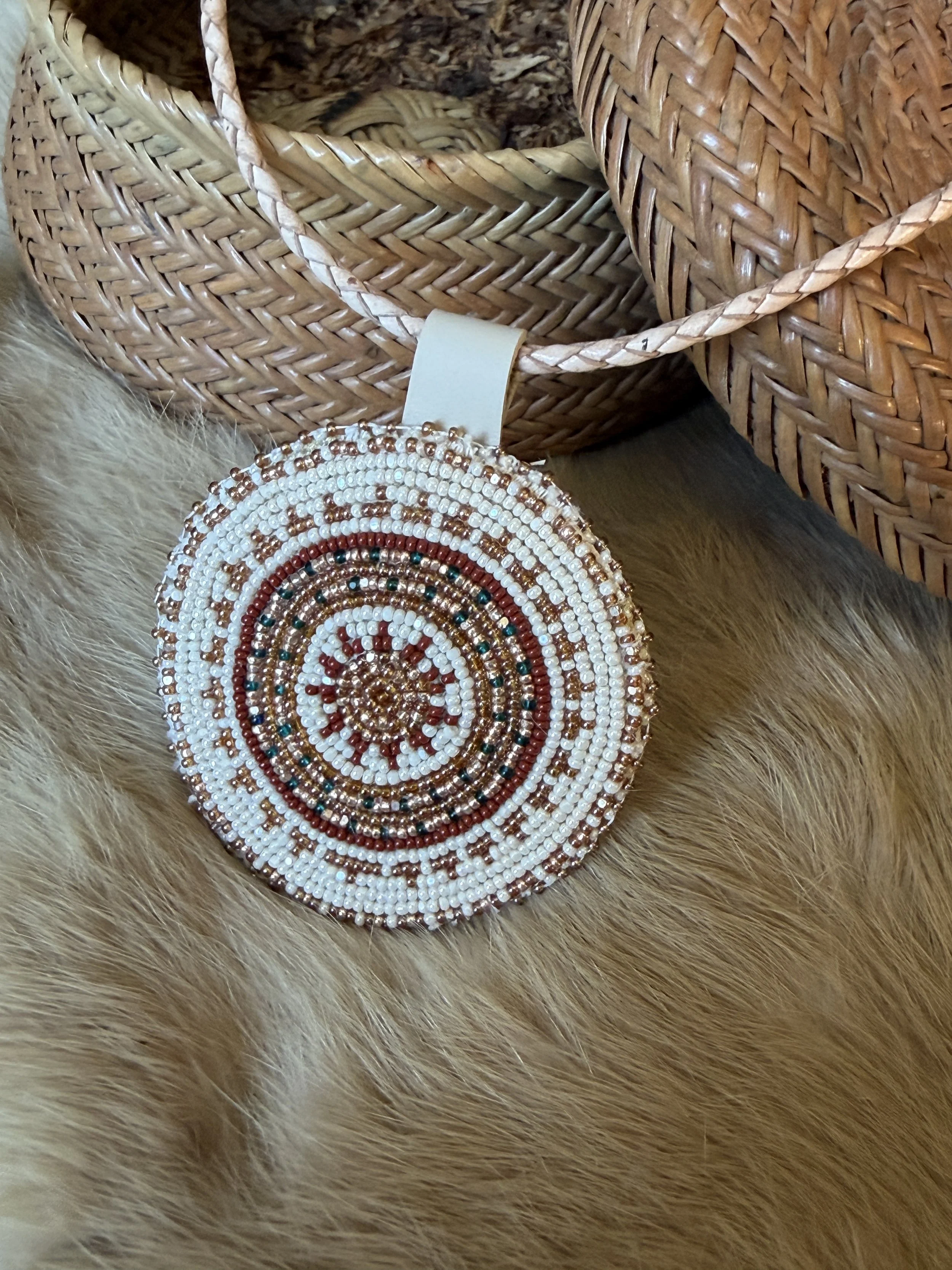 Rosette Medallion Necklace