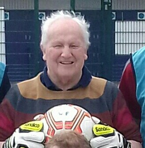 Inspirational Walking Football player Bert Cunningham celebrates 88th Birthday
