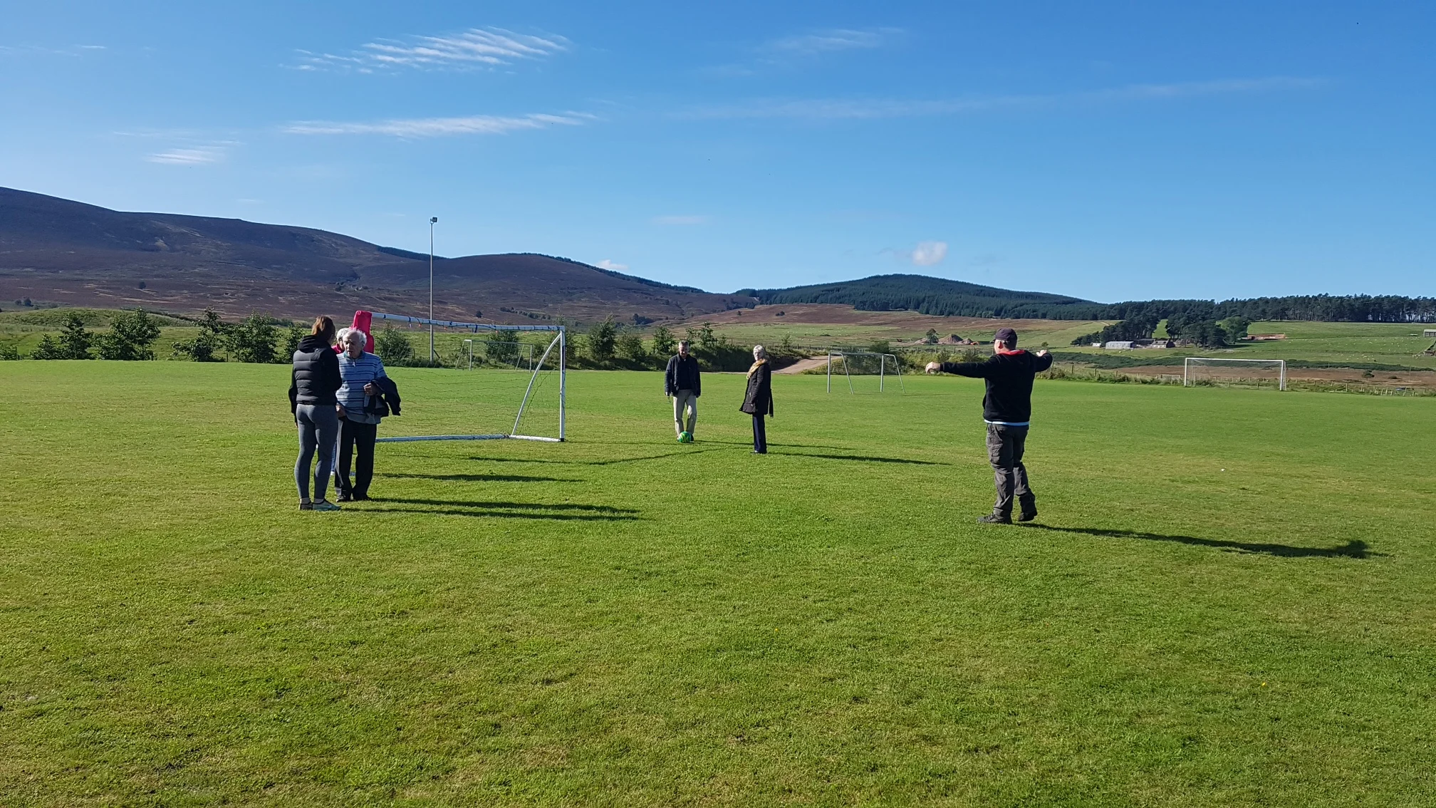 Forget Me Not Club holds walking football sessions for people living with dementia