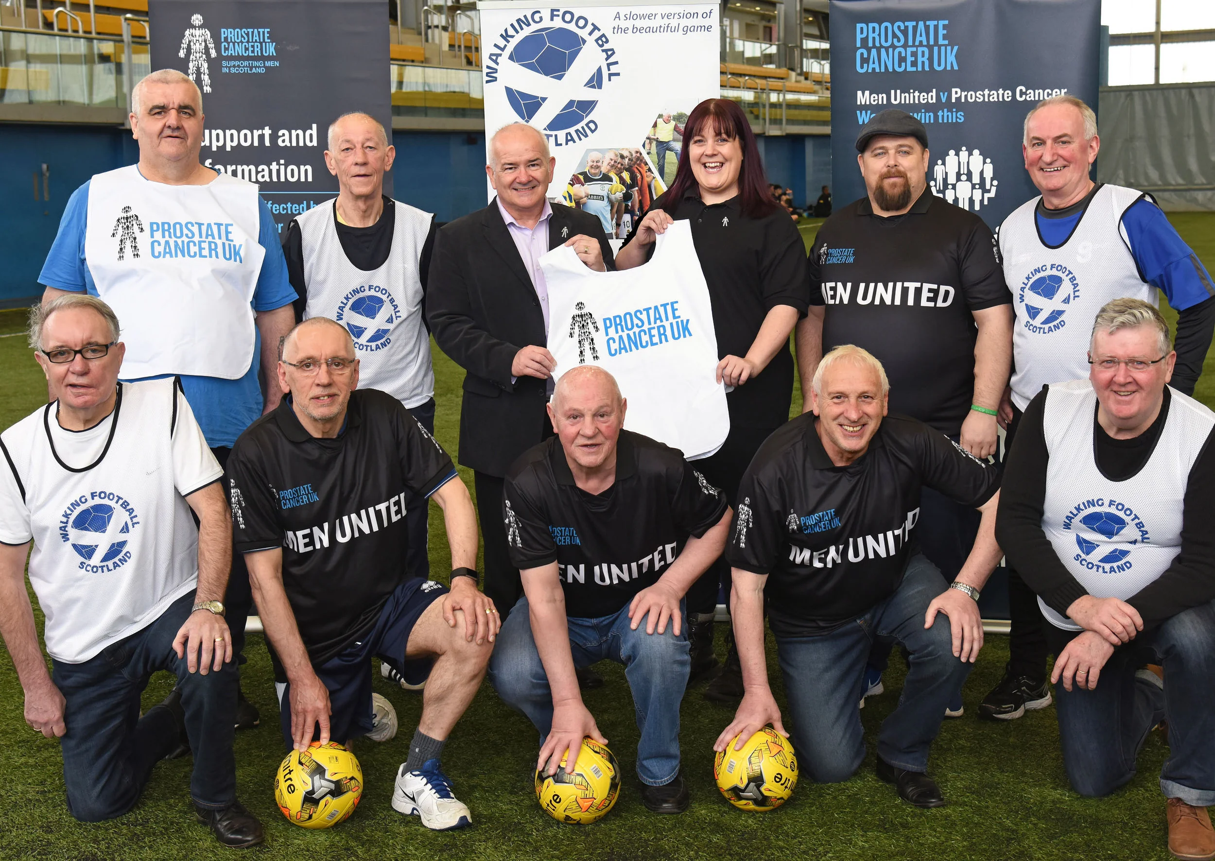 Walking Football Scotland team up with Prostate Cancer UK