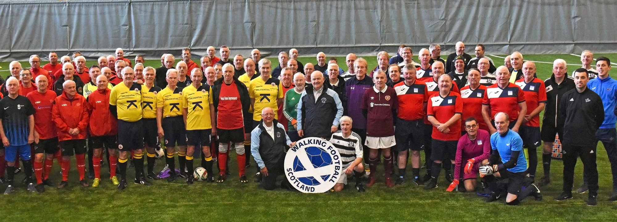 Photograph from the Over 65’s league launch in March.