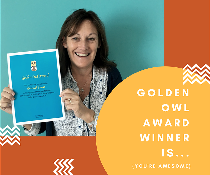 This months Golden Owl is...