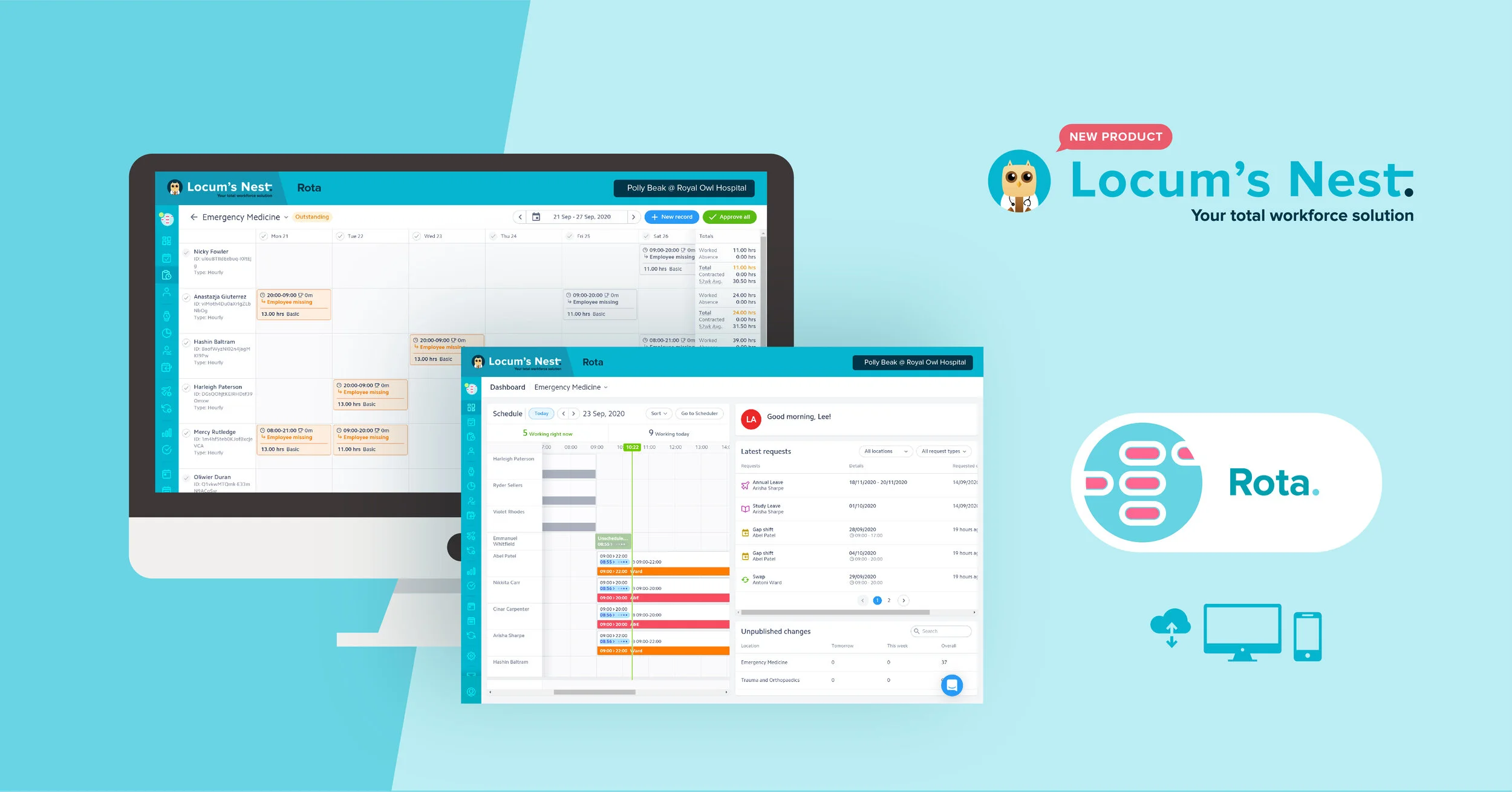 Locum’s Nest Rota - the collaborative and empowering rostering solution for medics