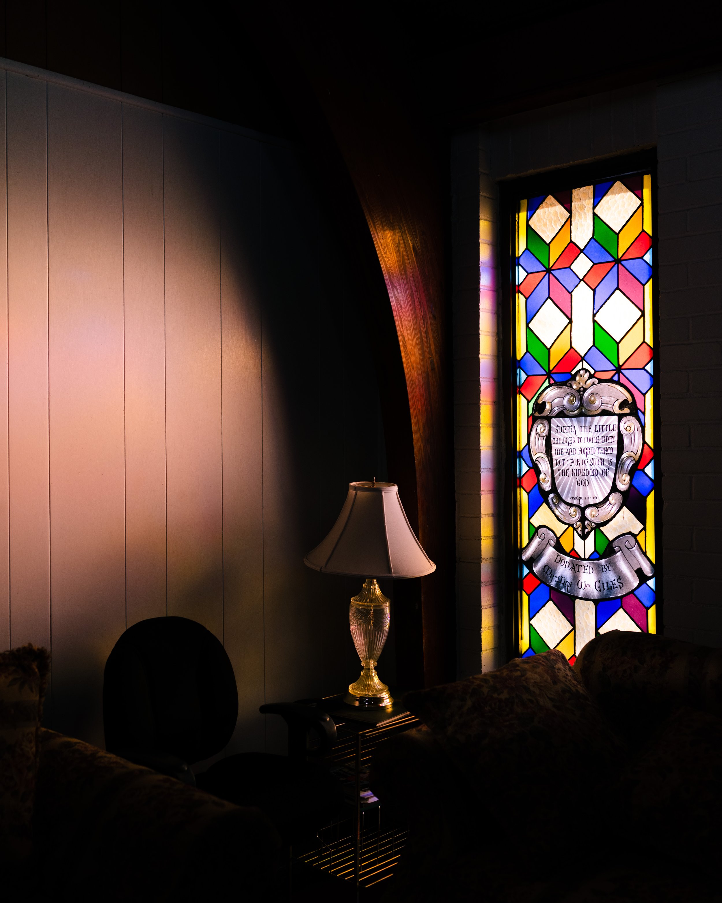 The prayer room at St. Matthew's Baptist Church in Harlem 