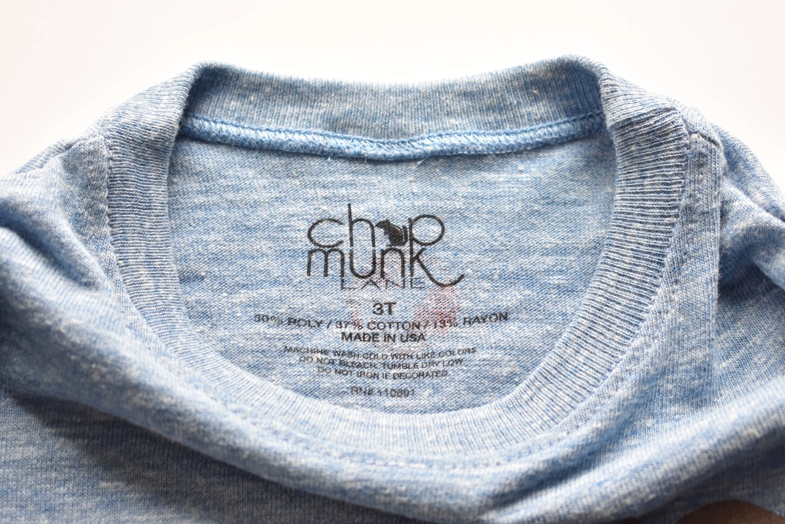 mockingbird, kids t-shirt, blue tee, recycled material, organic cotton, no tags