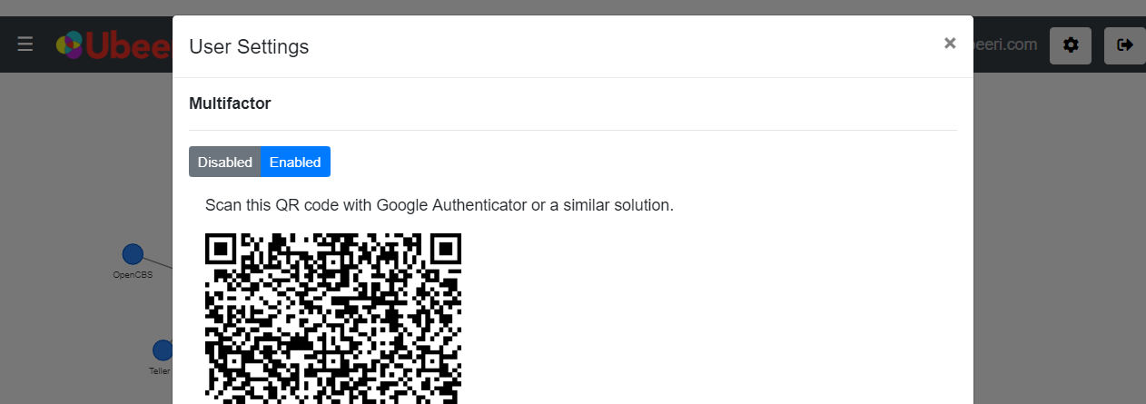 Turning on multifactor authentication