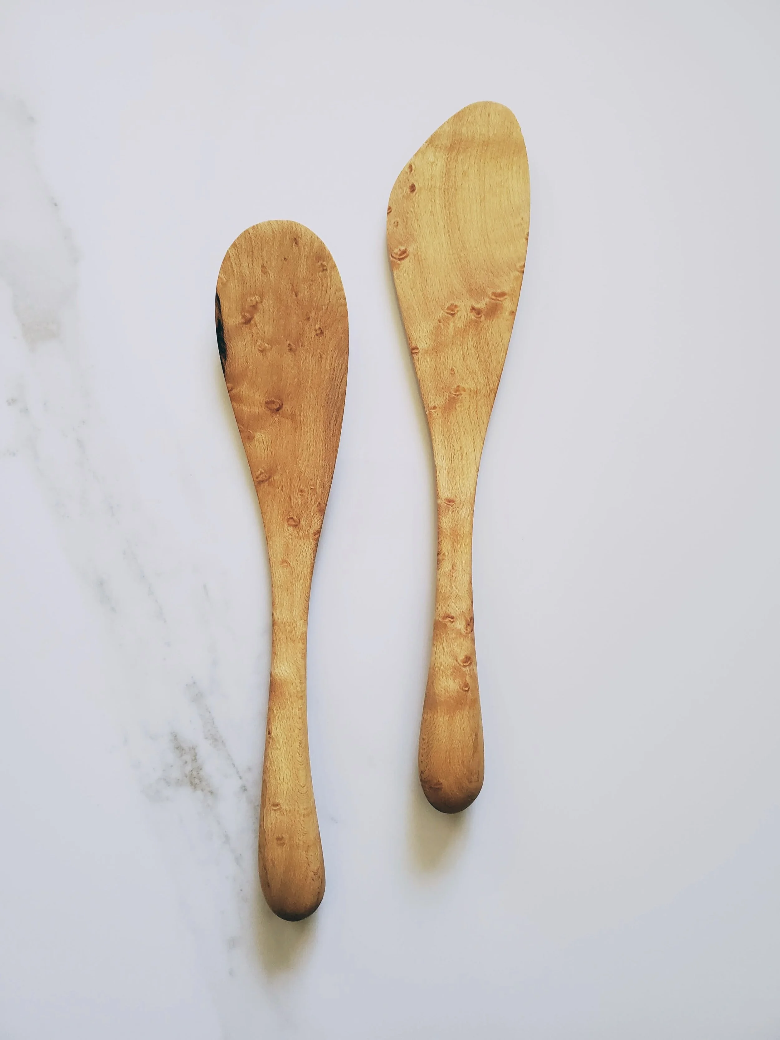 Handcrafted Petite Wooden Stir Fry Spoon Set