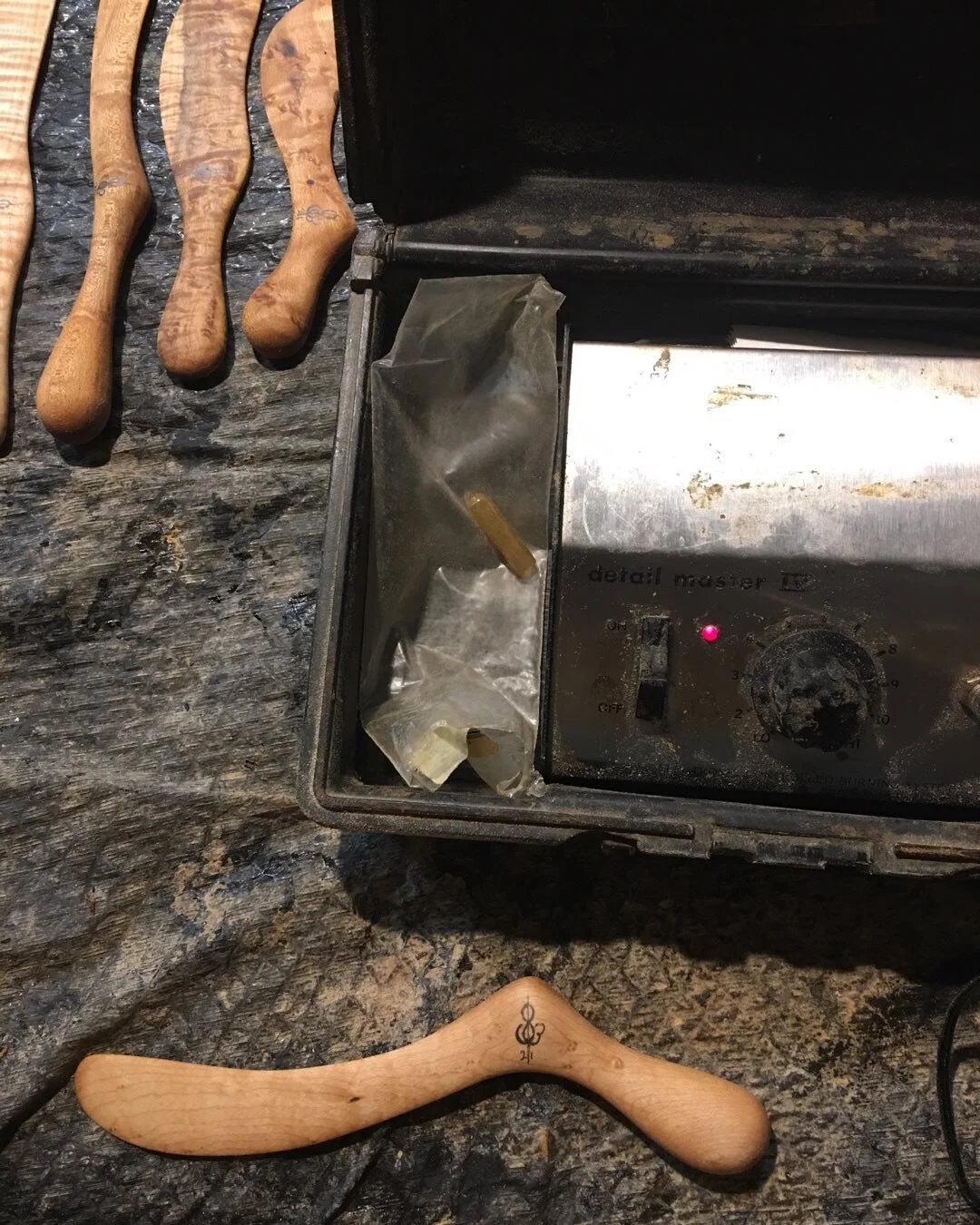 Burning in the markings and my signature!