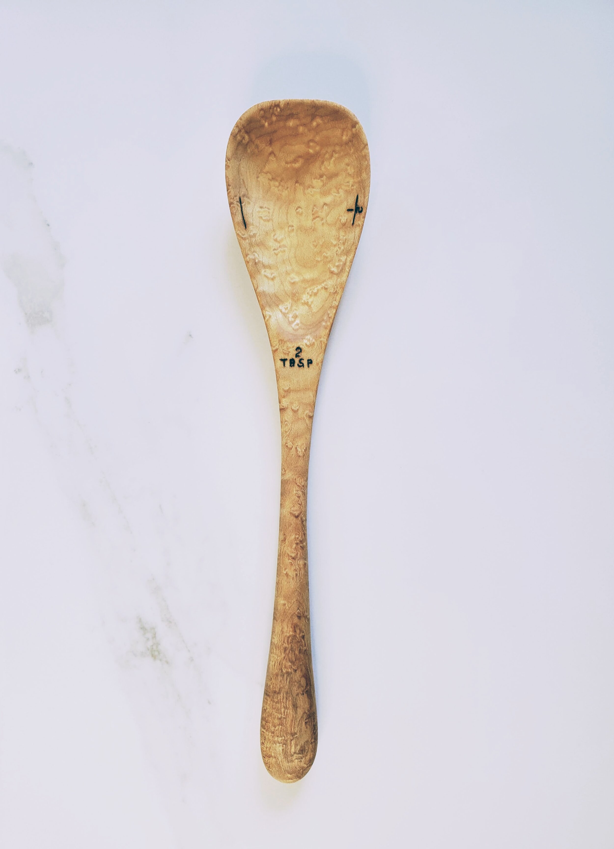 Handcrafted Wooden 2tbsp Measuring Spoon
