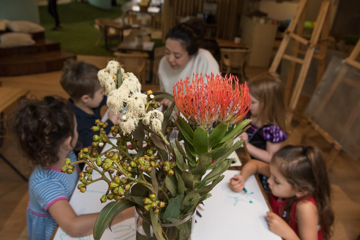 Preschool children learning at Senses ELC in Milsons Point
