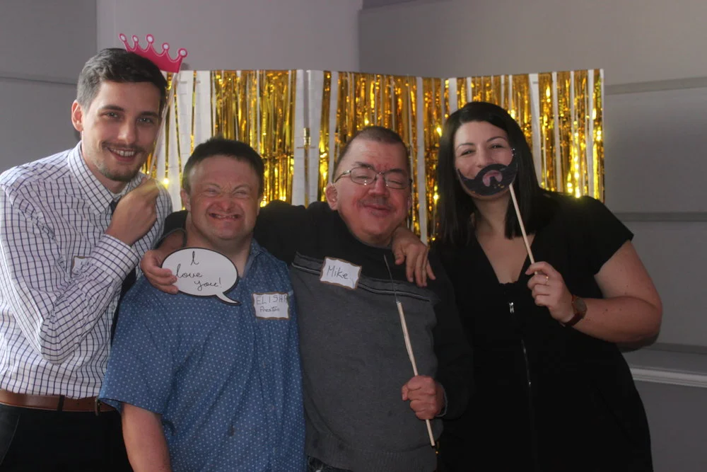 Peace House fun in the photo booth!