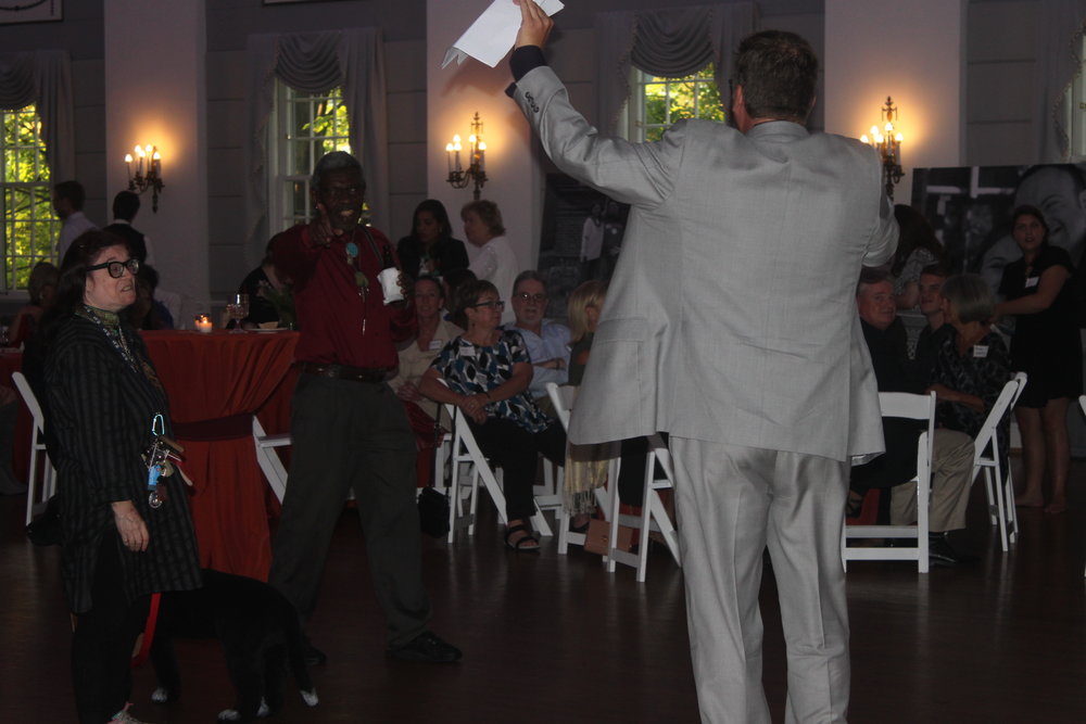 Lots of help at the live auction!