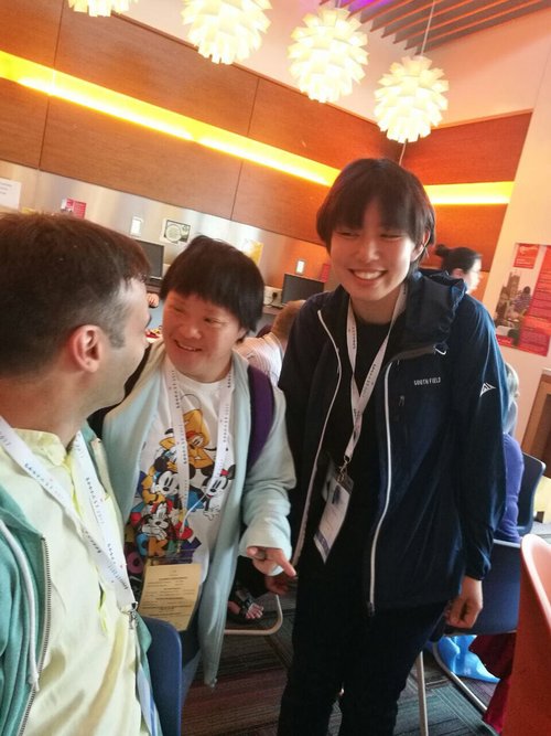 With Yuki from L'Arche Japan