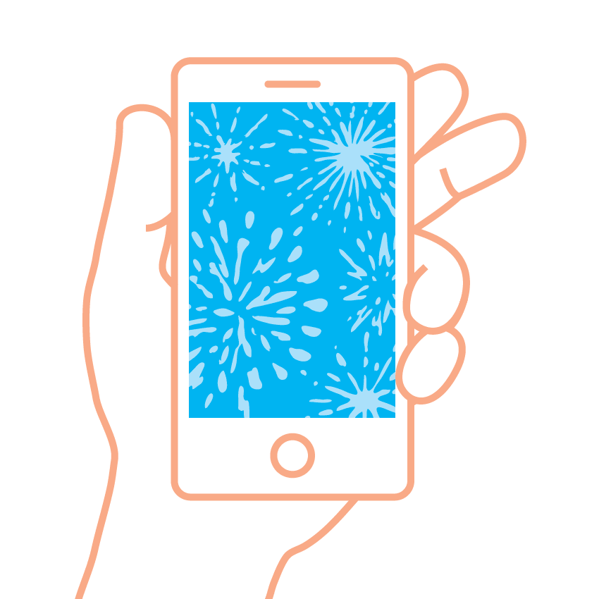 Arts&Culture’s Best of 2016 cover. We now consume (and thoroughly document) our cultural highlight through our devices. Smartphones are the new gilded frames. New York Times Art Director: Paul Jean