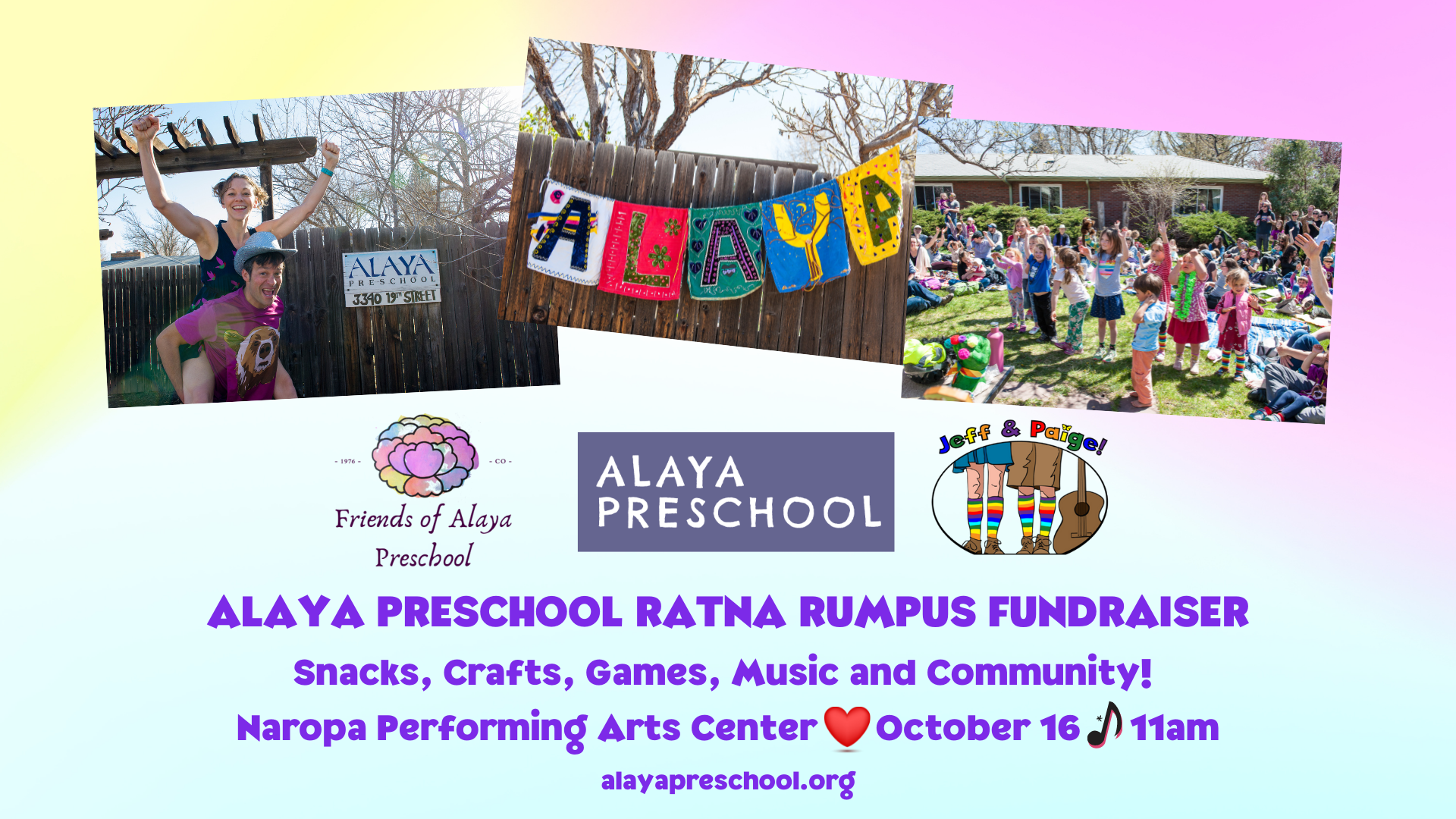 "Ratna Rumpus" Annual School Party &amp; Fundraiser