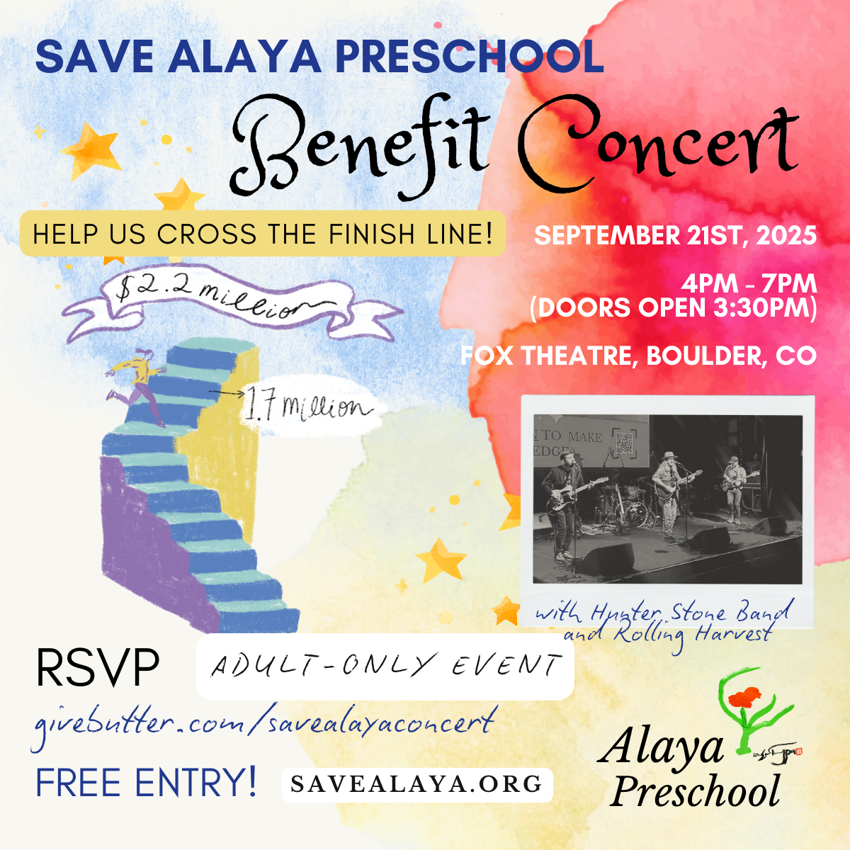 Save Alaya Preschool a Benefit Concert