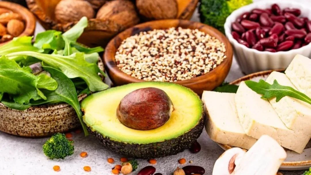 Metabolism boosting foods laid out on a table.